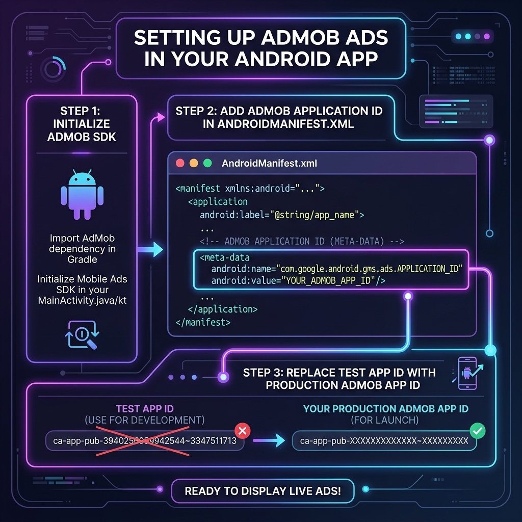 AdMob configuration in manifest