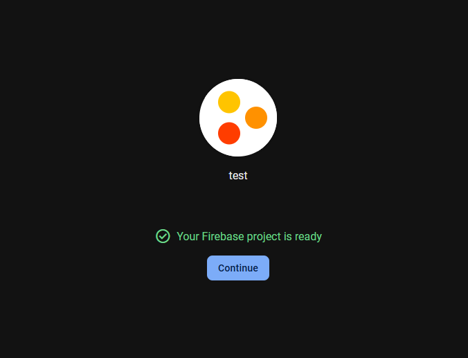 Project Ready Screen