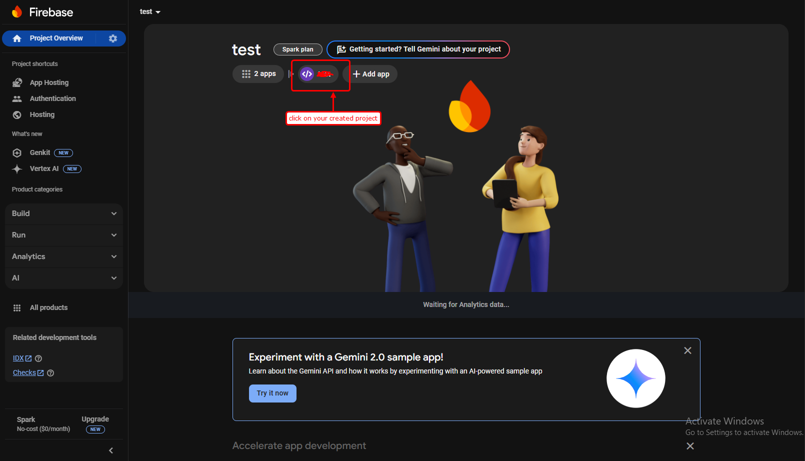 Access Project Settings